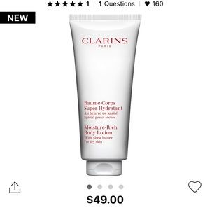 Clarins moisture body lotion 200ml